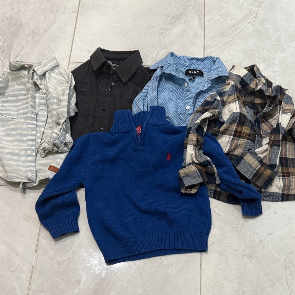 7 For All Mankind Black Button Down Shirt